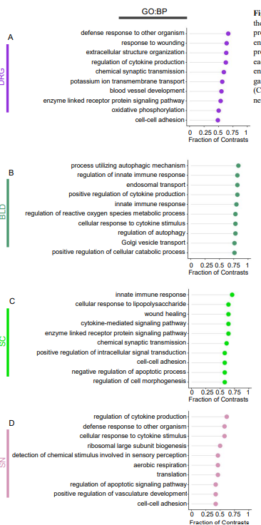 Top Differentially expressed genes in database